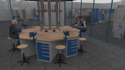 Umwelt- und Versorgungstechnik Fachraum Ansicht 4