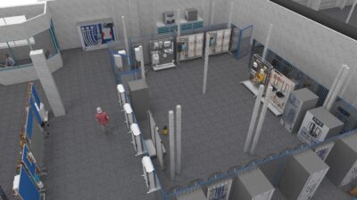 Umwelt- und Versorgungstechnik Fachraum Ansicht 2