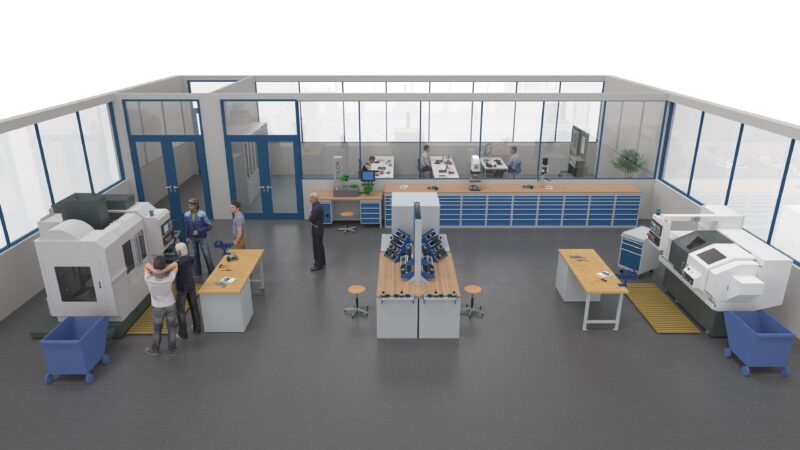 CNC-Technik Fachraum Ansicht 2