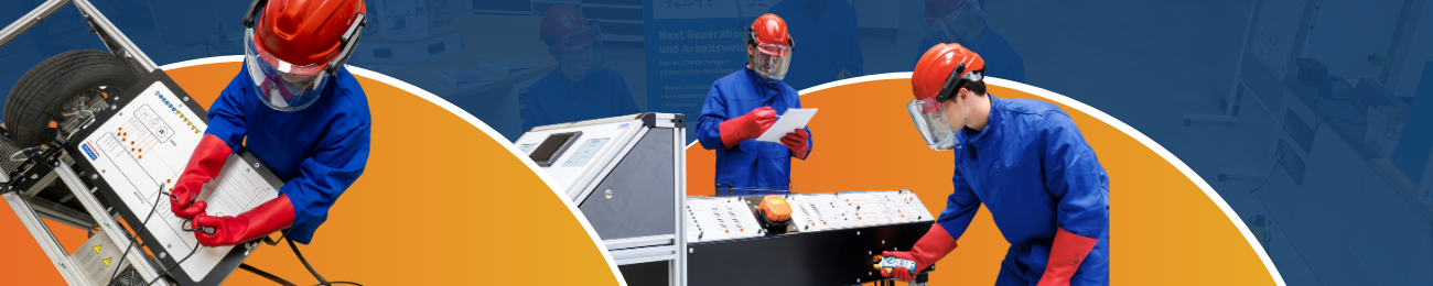 eine Schaltplattform und ein Schaltkasten