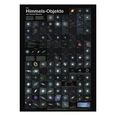 Lernposter Himmelobjekte von Messier 