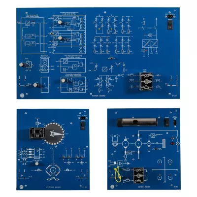 Lehrsystem Leistungselektronik - mit Motor Board und Stepping Board 