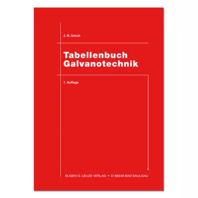 Tabellenbuch Galvanotechnik 