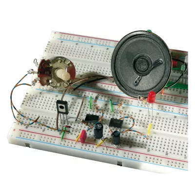 Elektronik-Projektarbeit Alarmmelder 