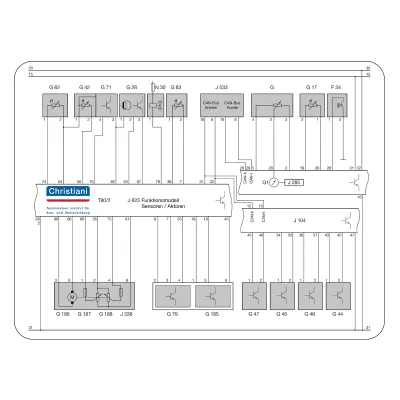 Schaltplanauflage VW Sensoren/Aktoren 