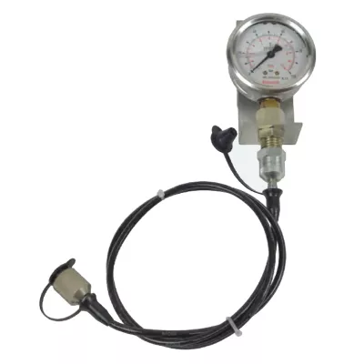 Manometer 0-100 bar mit Messschlauch 