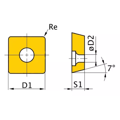 HM-Ersatzwendeplatten ISO SNMG090304